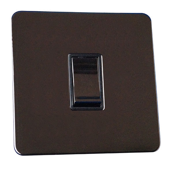 1 Gang 2 Way Light Switch Screw Less Plate