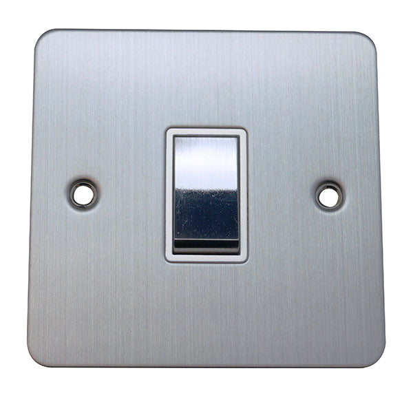 1 Gang 2 Way Rocker Flat Plate