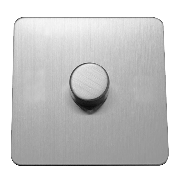 1 Gang 2 Way Dimmer Switch Screw Less Plate