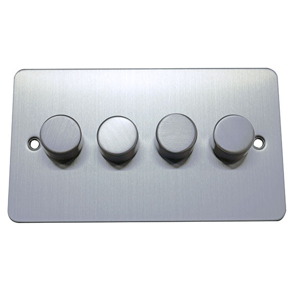4 Gang 2 Way Dimmer Switch Flat Plate