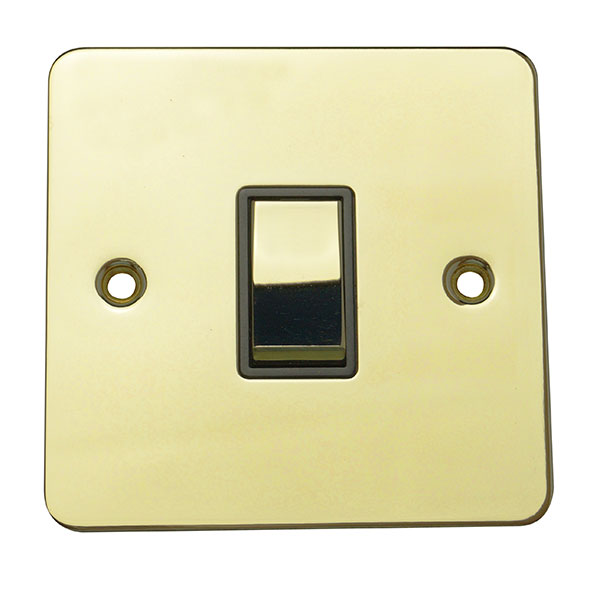 1 Gang 2 Way Rocker Flat Plate