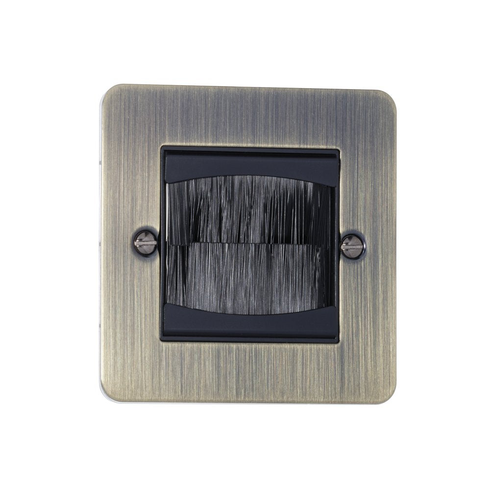 1 Gang Brush Plate Flat Plate