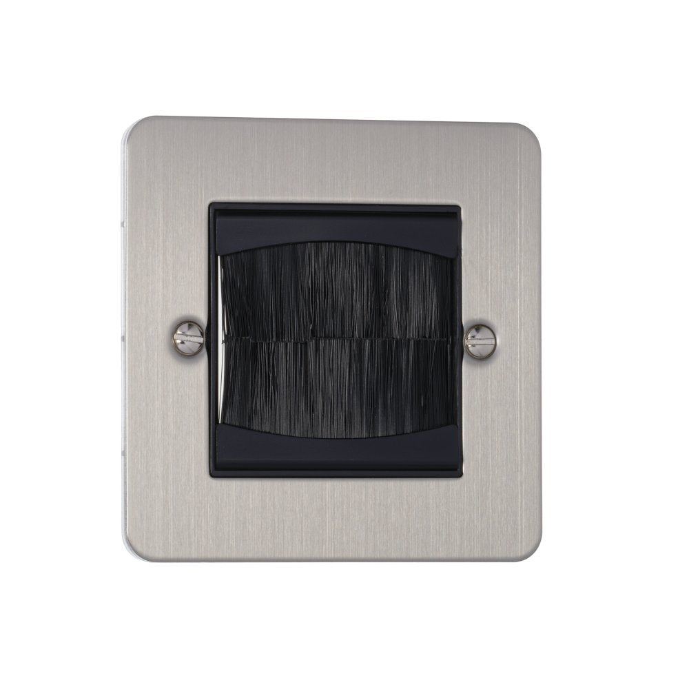 1 Gang Brush Plate Flat Plate
