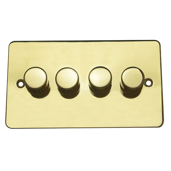 4 Gang 2 Way Dimmer Switch Flat Plate