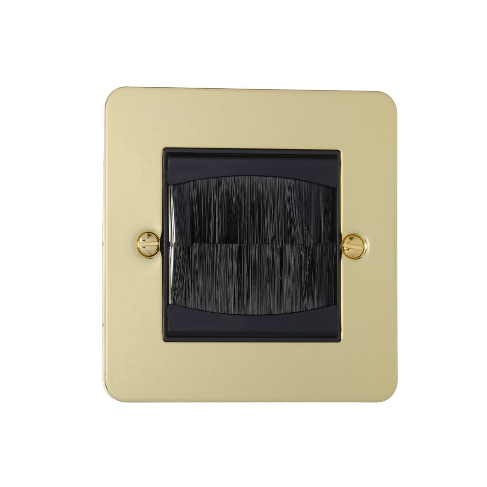 1 Gang Brush Plate Flat Plate